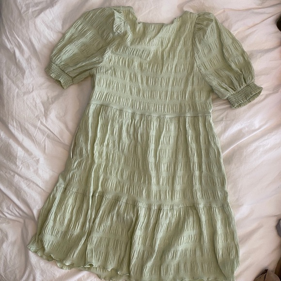Find Me Now Green Gingham Dress - Picture 4 of 4